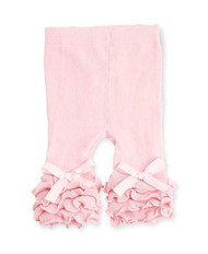 Baby Girls Baby Pink Ruffle Legging, Tights
