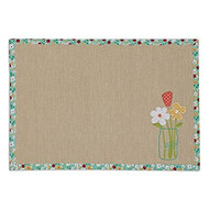 DII Ditsy Daisies Reversible Placemats - Set of 4