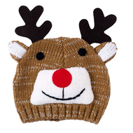 Unisex Baby Pull On Reindeer Hat