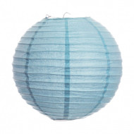 Baby Blue 14" Paper Lanterns - Set of 2