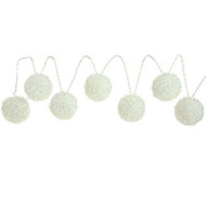 135: Lit Snowball Garland