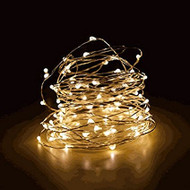 100 LED Waterproof Warm White Fairy String Lights