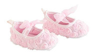 Baby Girls Pink Lace Shoes 6-12 months