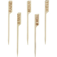 Set of 50 Bamboo Meat Markers