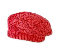 Baby Girls Crochet Red Tam Hat