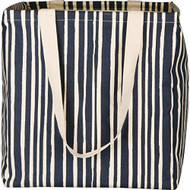 Candice Navy Stripe Laundry Hamper