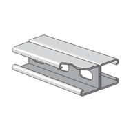 1-5/8" x 1-5/8" CHANNEL - 12ga. BACK TO BACK (Half-Slot)