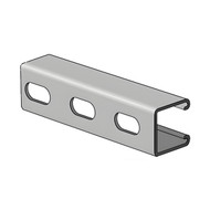 1-5/8" x 1-5/8" CHANNEL - 12ga. (Half-Slot)