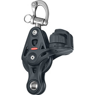 S60 - Single block -  Fiddle, cleat, snap shackle