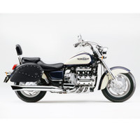 Honda 1500 Valkyrie Standard Ultimate Shape Studded Motorcycle Saddle Bags 1