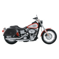 Harley Dyna Low Rider FXDL Universal Warrior Medium Slanted Saddlebags 2