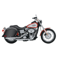 Harley Dyna Low Rider FXDL Viking Lamellar Slanted Hard Saddlebags  2