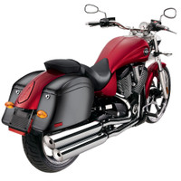 Harley Dyna Low Rider FXDL Viking Lamellar Slanted Hard Saddlebags  4
