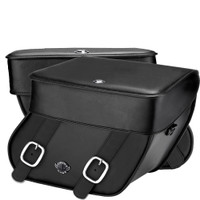 Harley Dyna Super Glide FXD Concord Leather Saddlebags 4