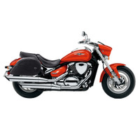 Suzuki Boulevard M50 Ultimate Shape Plain Motorcycle Saddlebags 1