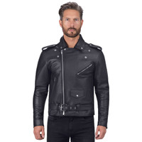 VikingCycle American Eagle Leather Jacket for Men