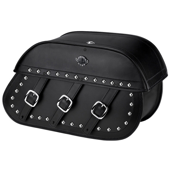 Yamaha Road Star,S,Midnight Trianon Studded Leather Saddlebags