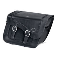 Victory Vegas Charger Braided Leather Saddlebags