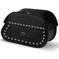 Victory Hammer Series Studded Extra Large Leather Saddlebags