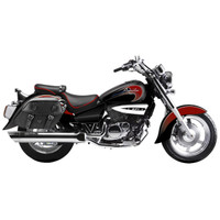 Hyosung GV 250 Aquila Viking Odin Medium Motorcycle Saddlebags 02