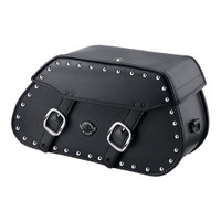 Harley Softail Deluxe FLSTN Pinnacle Studded leather Saddlebags