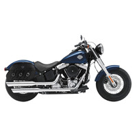 Viking Trianon Motorcycle Saddlebags For Harley Softail Slim 02