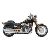 Viking Side Pocket Large Motorcycle Saddlebags For Harley Softail Slim 02