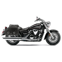 Yamaha Stryker Viking Pinnacle Studded Leather Motorcycle Saddlebags 02