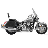 Honda 1500 Valkyrie Tourer Universal Warrior Slanted L Motorcycle Saddlebags 2