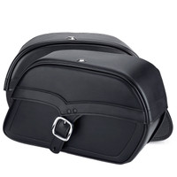 Vikingbags Honda 1500 Valkyrie Interstate Charger Single Strap Motorcycle Saddlebags Both Bags View