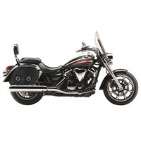 Vikingbags Honda 1500 Valkyrie Interstate Charger Medium Slanted Motorcycle Saddlebags On Bike View