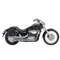 Vikingbags Honda 1500 Valkyrie Interstate Universal Slanted Studded Medium Motorcycle Saddlebags On Bike View