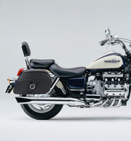 Vikingbags Honda 1500 Valkyrie Interstate Universal SS Slanted Medium Motorcycle Saddlebags On Bike View