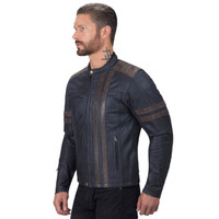 Viking Cycle Britannica Riding Leather Motorcycle Jacket for Men
