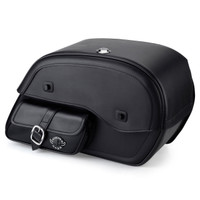 Triumph Rocket III Range Charger Side Pocket With Shock Cutout Large Motorcycle Saddlebags