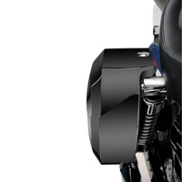 Honda 750 Shadow Aero Lamellar Extra Large Painted Shock Cutout Motorcycle Hard Saddlebags