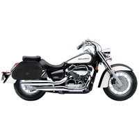 Honda 1100 Shadow Aero Hammer Series Extra Large Plain Motorcycle Saddlebags