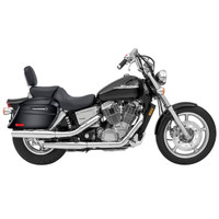 Honda 1100 Shadow Spirit Viking Lamellar Slanted Painted Motorcycle Hard Saddlebags 