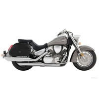 Honda VTX 1800 F Hammer Series Extra Large Plain Motorcycle Saddlebags