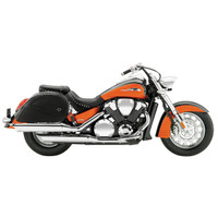 Honda VTX 1800 S Ultimate Shape Plain Extra Large Motorcycle Saddlebags