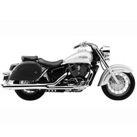 Honda 1100 Shadow Aero Ultimate Shape Plain Motorcycle Saddlebags 1