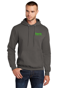 fern Brand Hooded Charcoal Sweatshirt