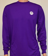 Men's Long Sleeve T-Shirt - Purple