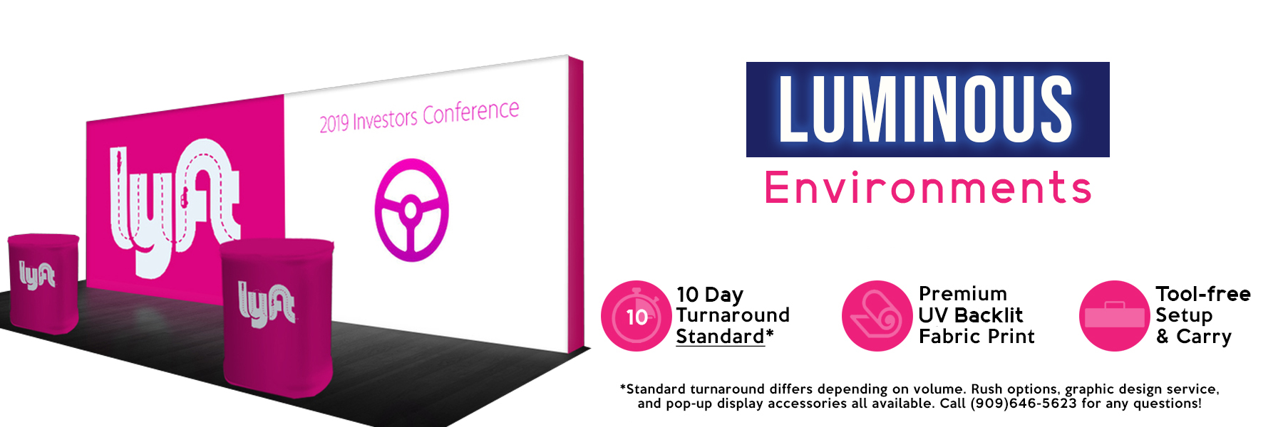 Luminous Backlit Environments