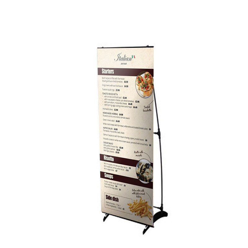 24 Edge H Frame Free Standing Banner Stand Bs24h