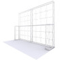 Luminous Grand Facade Backlit Trade Show Booth Display Kit (F) Frame and Channel Bars