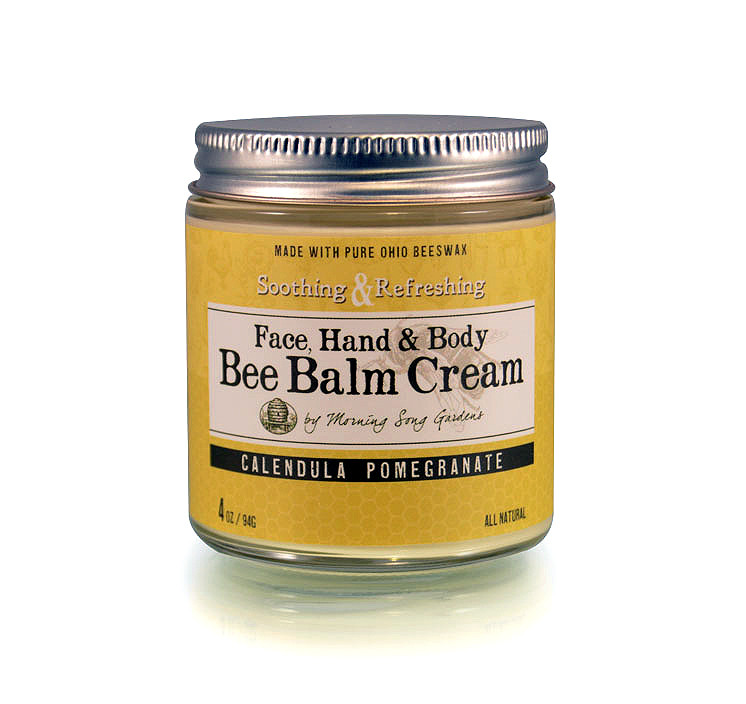 Bee Balm Cream Calendula Pomegranate For Eczema Psoriasis