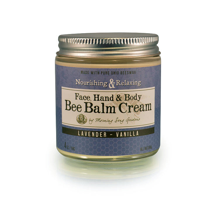 Bee Balm Cream Lavender Vanilla All Natural And Dry Skin
