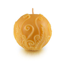 Ball, Fern Beeswax Candle