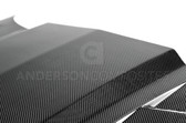 Anderson Composites 2010 - 2015 Camaro Carbon Fiber Hood "TS-II Style"